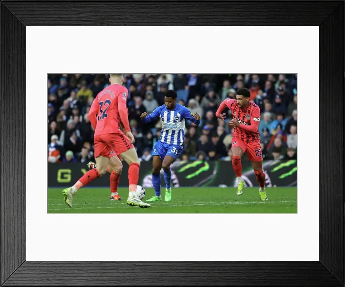 Framed Print : Brighton and Hove Albion v Everton Premier League 24FEB24 Framed Print : Brighton and Hove Albion v Everton Premier League 24FEB24