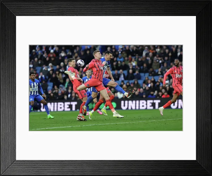 Framed Print : Brighton and Hove Albion v Everton Premier League 24FEB24 Framed Print : Brighton and Hove Albion v Everton Premier League 24FEB24