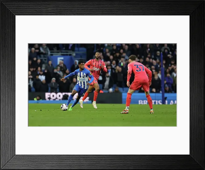 Framed Print : Brighton and Hove Albion v Everton Premier League 24FEB24 Framed Print : Brighton and Hove Albion v Everton Premier League 24FEB24