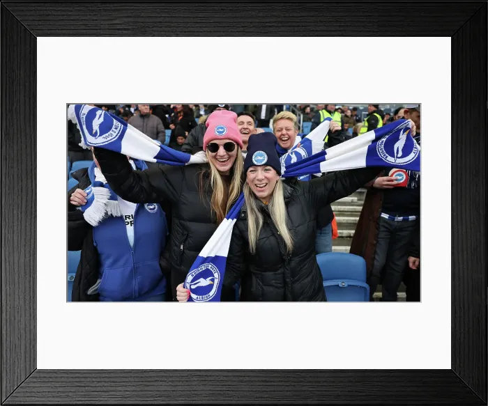 Framed Print : Brighton and Hove Albion v Everton Premier League 24FEB24 Framed Print : Brighton and Hove Albion v Everton Premier League 24FEB24