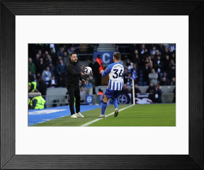Framed Print : Brighton and Hove Albion v Everton Premier League 24FEB24 Framed Print : Brighton and Hove Albion v Everton Premier League 24FEB24