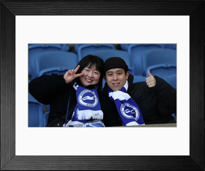 Framed Print : Brighton and Hove Albion v Everton Premier League 24FEB24 Framed Print : Brighton and Hove Albion v Everton Premier League 24FEB24