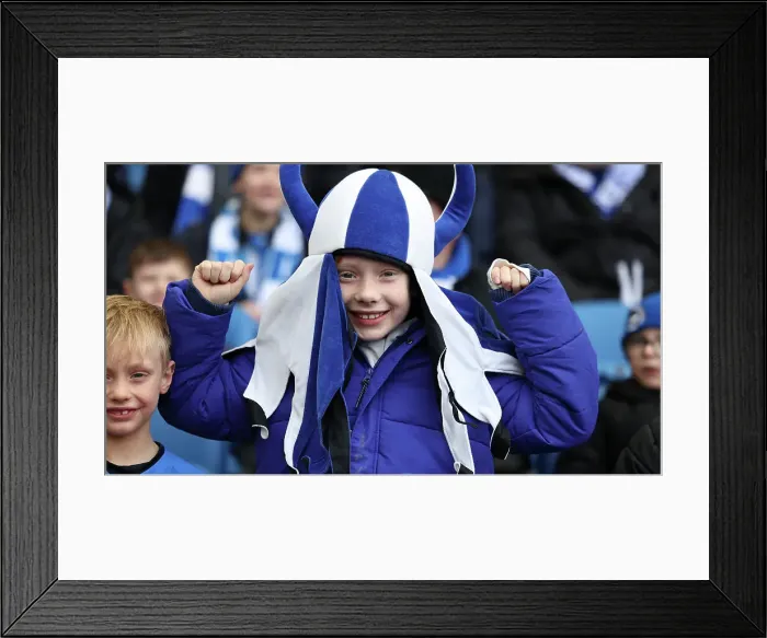 Framed Print : Brighton and Hove Albion v Everton Premier League 24FEB24