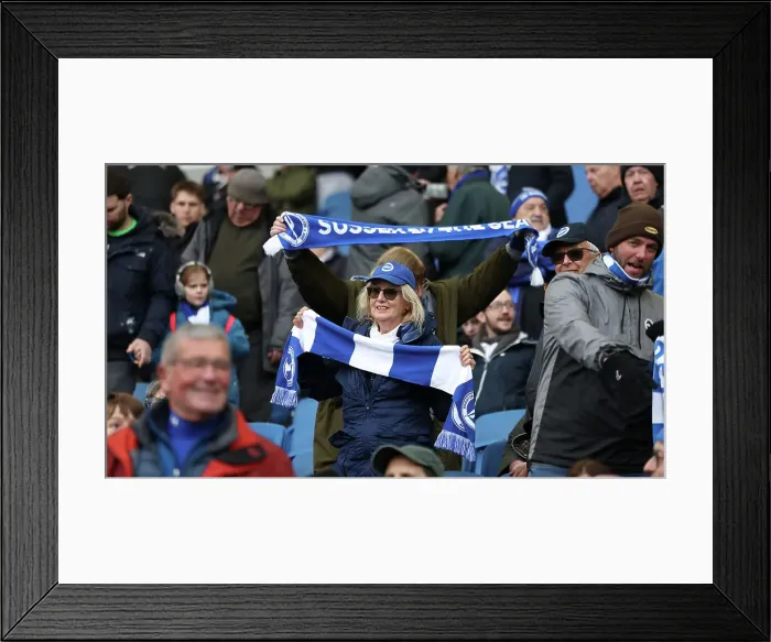 Framed Print : Brighton and Hove Albion v Everton Premier League 24FEB24 Framed Print : Brighton and Hove Albion v Everton Premier League 24FEB24