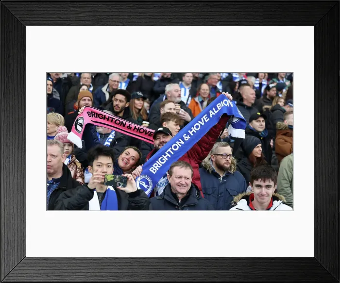 Framed Print : Brighton and Hove Albion v Everton Premier League 24FEB24 Framed Print : Brighton and Hove Albion v Everton Premier League 24FEB24