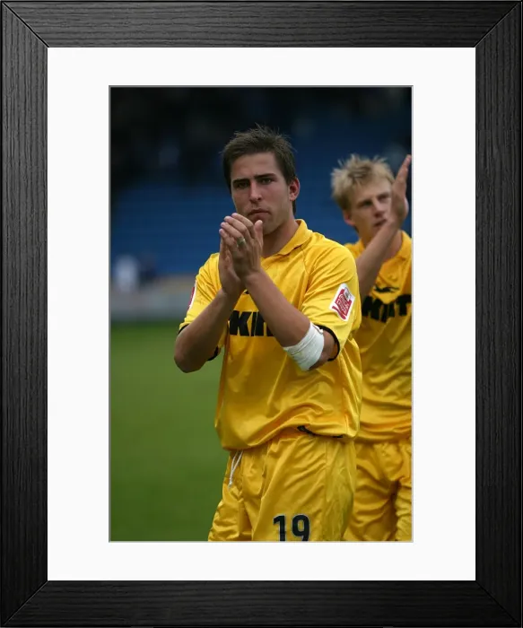 Framed Print : Adam Virgo Salutes the fans Framed Print : Adam Virgo Salutes the fans