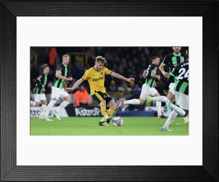 Framed Print : Wolverhampton Wanderers v Brighton and Hove Albion FA Cup 28FEB24 Framed Print : Wolverhampton Wanderers v Brighton and Hove Albion FA Cup 28FEB24