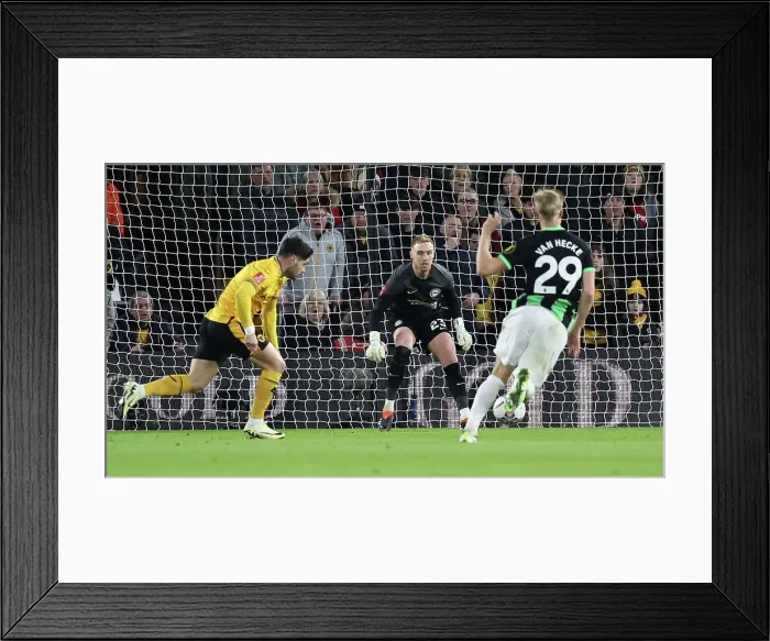 Framed Print : Wolverhampton Wanderers v Brighton and Hove Albion FA Cup 28FEB24 Framed Print : Wolverhampton Wanderers v Brighton and Hove Albion FA Cup 28FEB24