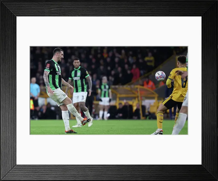 Framed Print : Wolverhampton Wanderers v Brighton and Hove Albion FA Cup 28FEB24
