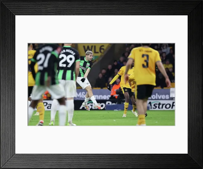 Framed Print : Wolverhampton Wanderers v Brighton and Hove Albion FA Cup 28FEB24 Framed Print : Wolverhampton Wanderers v Brighton and Hove Albion FA Cup 28FEB24