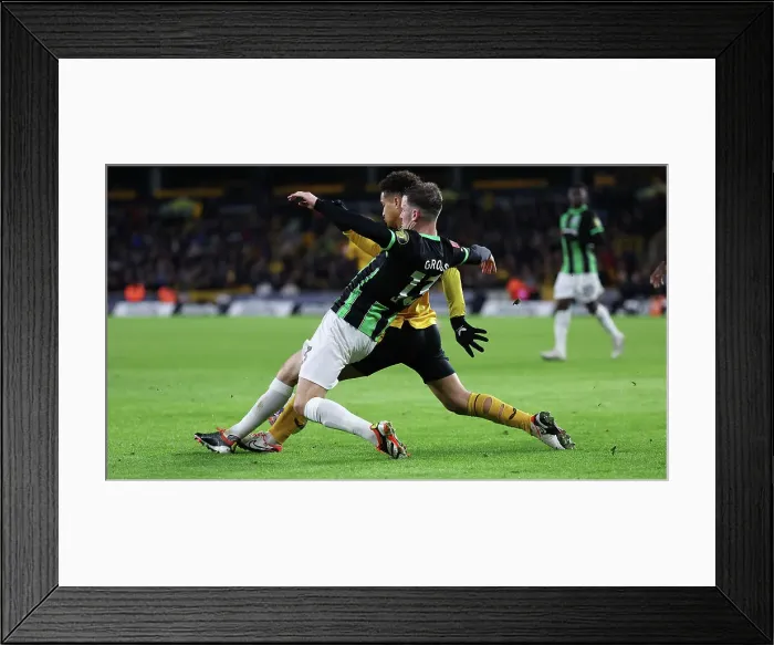 Framed Print : Wolverhampton Wanderers v Brighton and Hove Albion FA Cup 28FEB24 Framed Print : Wolverhampton Wanderers v Brighton and Hove Albion FA Cup 28FEB24