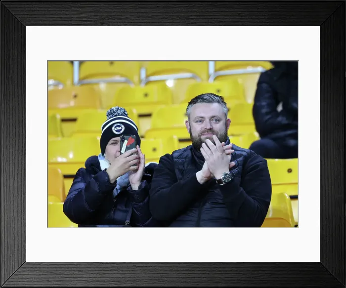 Framed Print : Wolverhampton Wanderers v Brighton and Hove Albion FA Cup 28FEB24 Framed Print : Wolverhampton Wanderers v Brighton and Hove Albion FA Cup 28FEB24