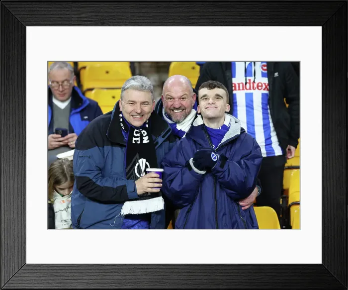 Framed Print : Wolverhampton Wanderers v Brighton and Hove Albion FA Cup 28FEB24 Framed Print : Wolverhampton Wanderers v Brighton and Hove Albion FA Cup 28FEB24