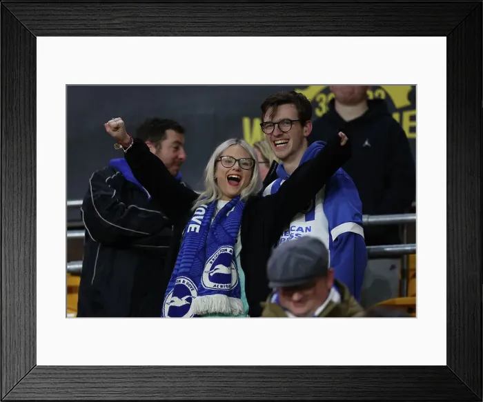 Framed Print : Wolverhampton Wanderers v Brighton and Hove Albion FA Cup 28FEB24 Framed Print : Wolverhampton Wanderers v Brighton and Hove Albion FA Cup 28FEB24