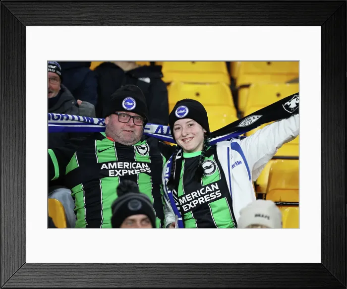 Framed Print : Wolverhampton Wanderers v Brighton and Hove Albion FA Cup 28FEB24 Framed Print : Wolverhampton Wanderers v Brighton and Hove Albion FA Cup 28FEB24