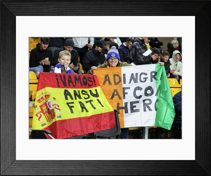 Framed Print : Wolverhampton Wanderers v Brighton and Hove Albion FA Cup 28FEB24 Framed Print : Wolverhampton Wanderers v Brighton and Hove Albion FA Cup 28FEB24