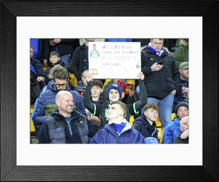 Framed Print : Wolverhampton Wanderers v Brighton and Hove Albion FA Cup 28FEB24 Framed Print : Wolverhampton Wanderers v Brighton and Hove Albion FA Cup 28FEB24