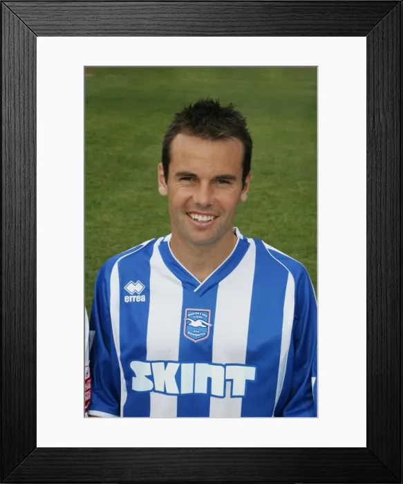 Framed Print : Paul Reid of Brighton & Hove Albion FC Framed Print : Paul Reid of Brighton & Hove Albion FC