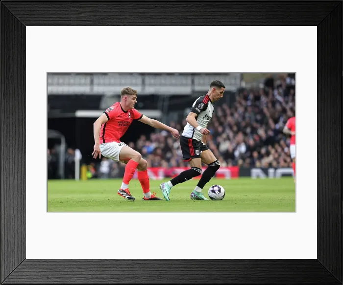 Framed Print : Fulham v Brighton and Hove Albion Premier League 02MAR24 Framed Print : Fulham v Brighton and Hove Albion Premier League 02MAR24