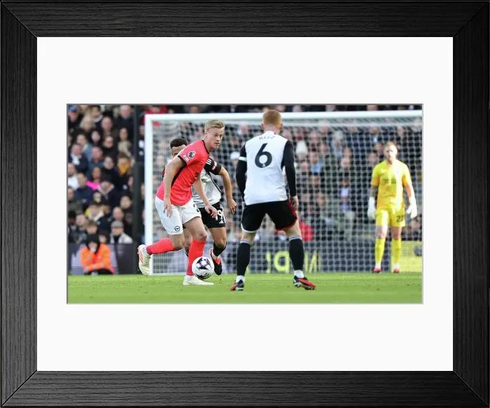 Framed Print : Fulham v Brighton and Hove Albion Premier League 02MAR24
