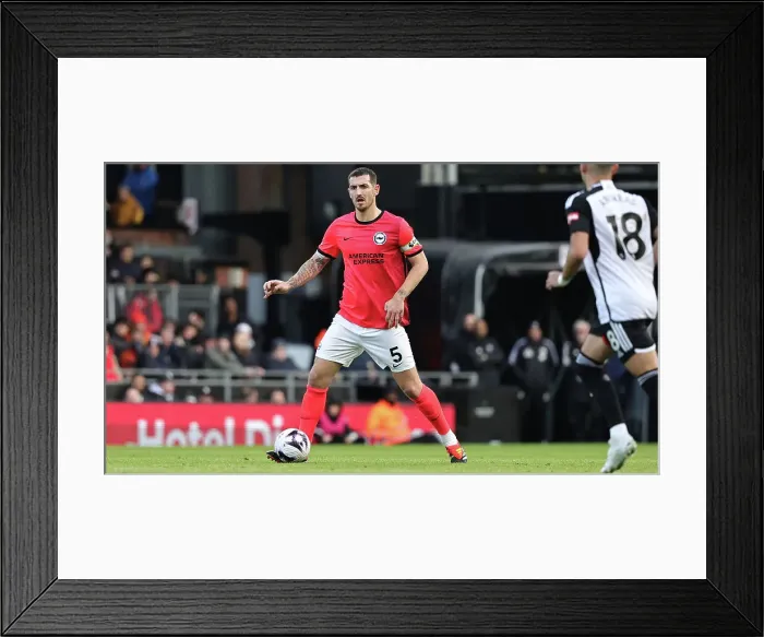 Framed Print : Fulham v Brighton and Hove Albion Premier League 02MAR24