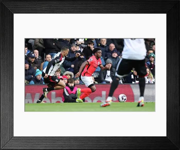 Framed Print : Fulham v Brighton and Hove Albion Premier League 02MAR24 Framed Print : Fulham v Brighton and Hove Albion Premier League 02MAR24