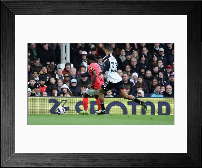Framed Print : Fulham v Brighton and Hove Albion Premier League 02MAR24 Framed Print : Fulham v Brighton and Hove Albion Premier League 02MAR24