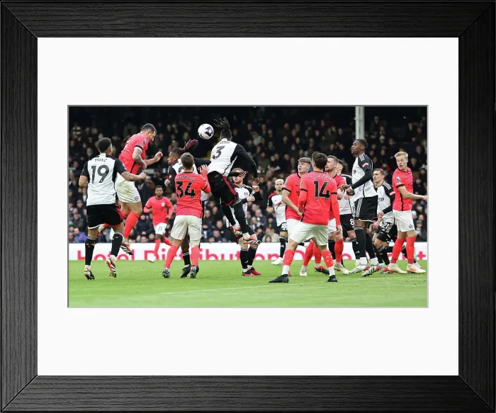Framed Print : Fulham v Brighton and Hove Albion Premier League 02MAR24 Framed Print : Fulham v Brighton and Hove Albion Premier League 02MAR24