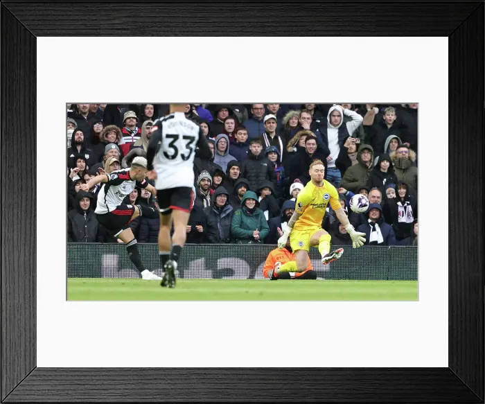 Framed Print : Fulham v Brighton and Hove Albion Premier League 02MAR24 Framed Print : Fulham v Brighton and Hove Albion Premier League 02MAR24