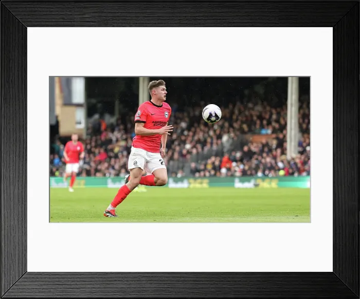 Framed Print : Fulham v Brighton and Hove Albion Premier League 02MAR24