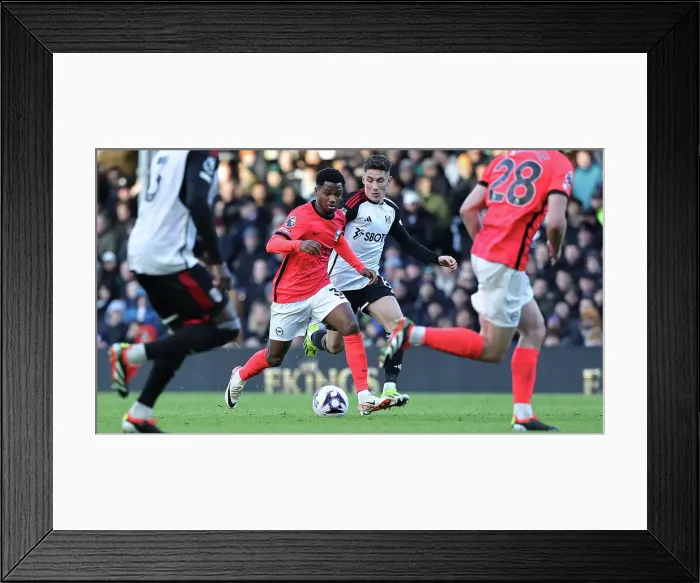 Framed Print : Fulham v Brighton and Hove Albion Premier League 02MAR24 Framed Print : Fulham v Brighton and Hove Albion Premier League 02MAR24
