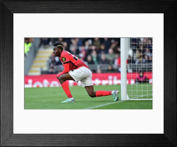 Framed Print : Fulham v Brighton and Hove Albion Premier League 02MAR24 Framed Print : Fulham v Brighton and Hove Albion Premier League 02MAR24
