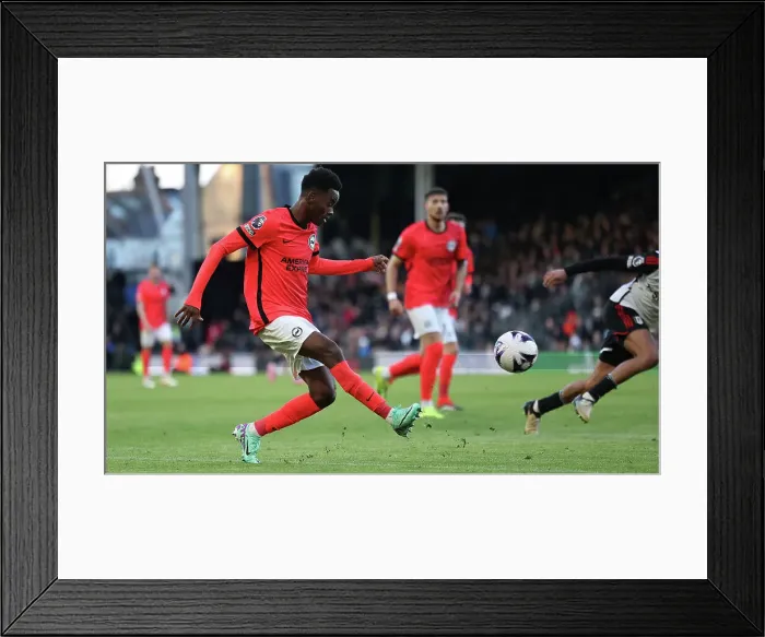 Framed Print : Fulham v Brighton and Hove Albion Premier League 02MAR24 Framed Print : Fulham v Brighton and Hove Albion Premier League 02MAR24