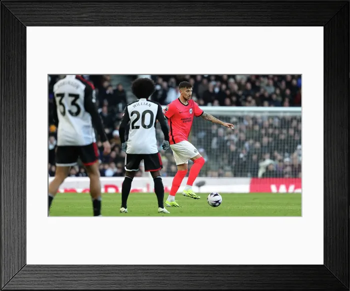 Framed Print : Fulham v Brighton and Hove Albion Premier League 02MAR24 Framed Print : Fulham v Brighton and Hove Albion Premier League 02MAR24