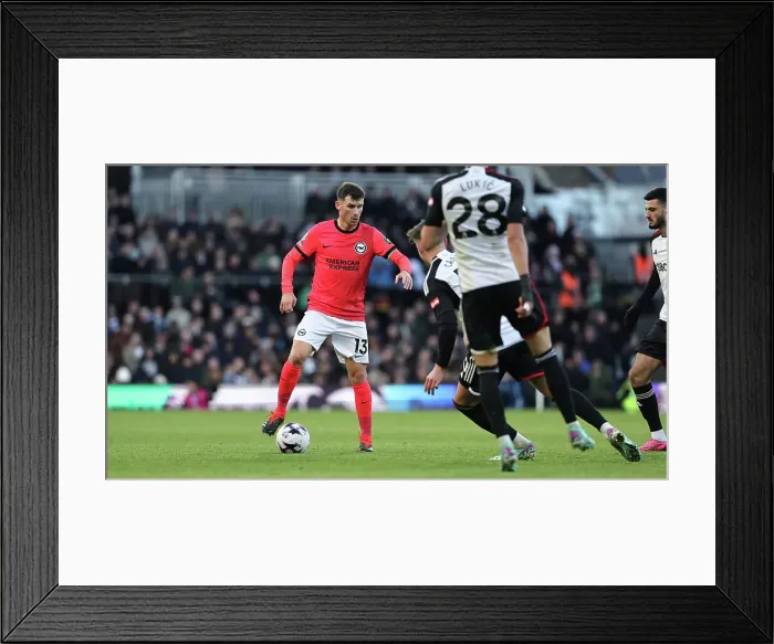 Framed Print : Fulham v Brighton and Hove Albion Premier League 02MAR24 Framed Print : Fulham v Brighton and Hove Albion Premier League 02MAR24