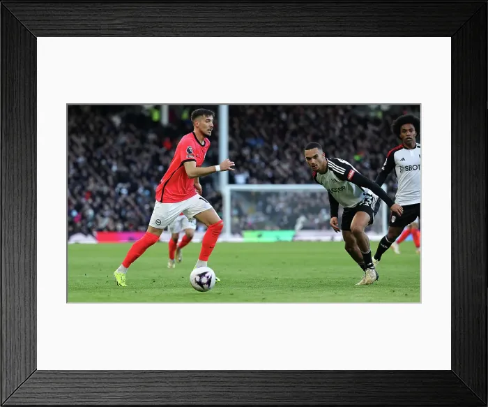 Framed Print : Fulham v Brighton and Hove Albion Premier League 02MAR24 Framed Print : Fulham v Brighton and Hove Albion Premier League 02MAR24