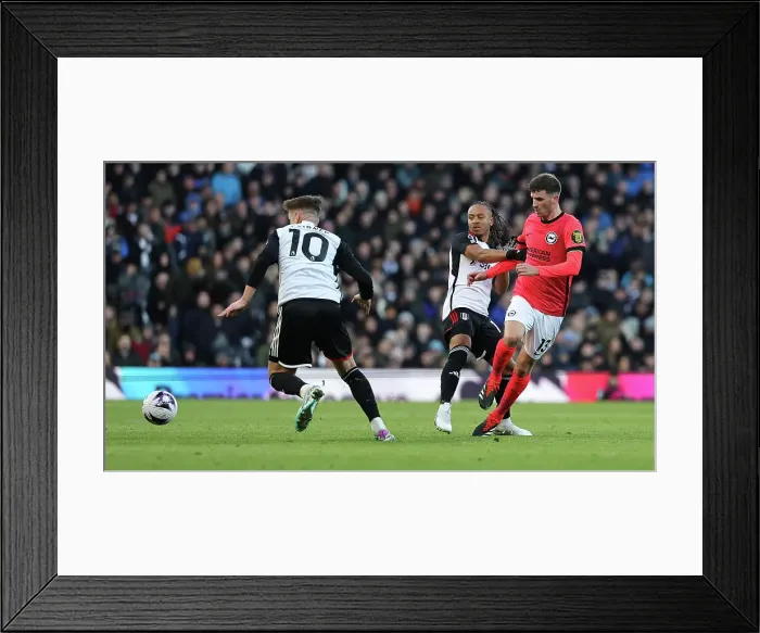 Framed Print : Fulham v Brighton and Hove Albion Premier League 02MAR24 Framed Print : Fulham v Brighton and Hove Albion Premier League 02MAR24