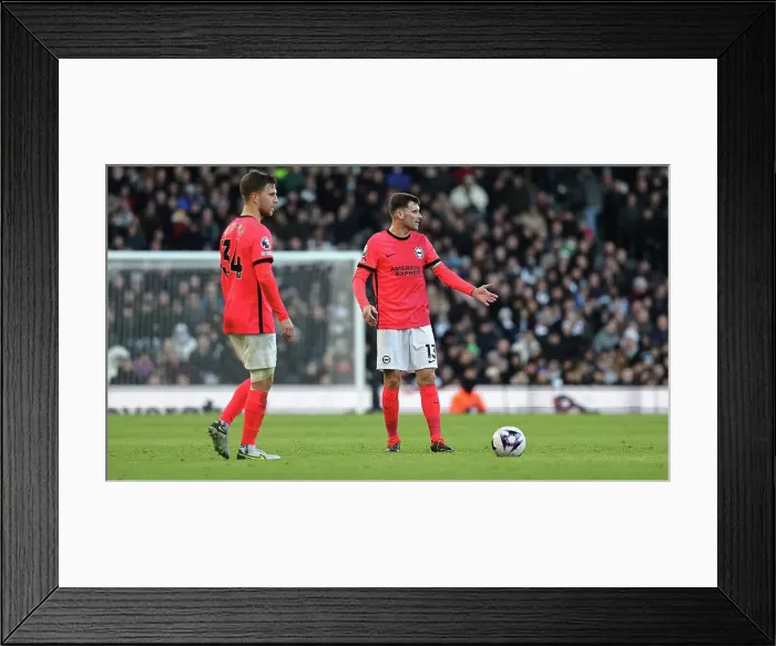 Framed Print : Fulham v Brighton and Hove Albion Premier League 02MAR24 Framed Print : Fulham v Brighton and Hove Albion Premier League 02MAR24