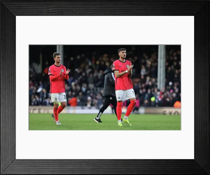 Framed Print : Fulham v Brighton and Hove Albion Premier League 02MAR24 Framed Print : Fulham v Brighton and Hove Albion Premier League 02MAR24
