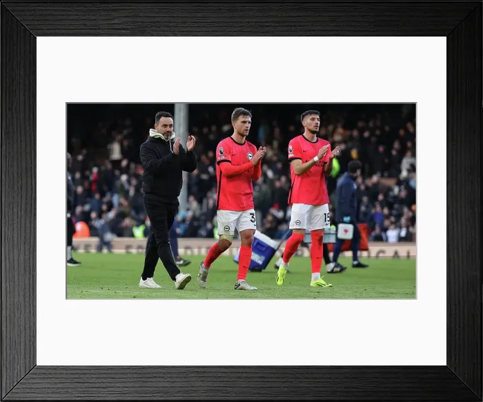 Framed Print : Fulham v Brighton and Hove Albion Premier League 02MAR24 Framed Print : Fulham v Brighton and Hove Albion Premier League 02MAR24