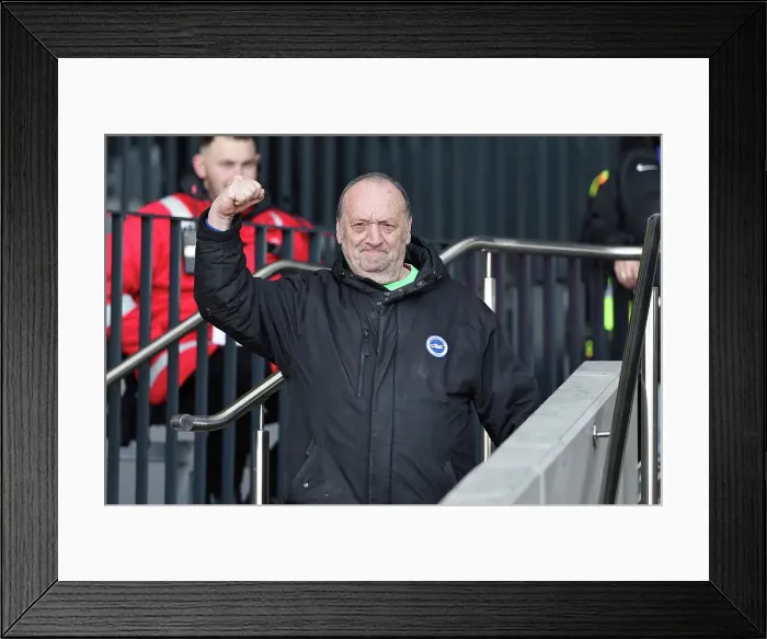 Framed Print : Fulham v Brighton and Hove Albion Premier League 02MAR24