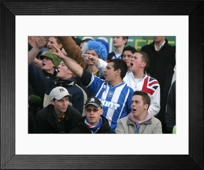Framed Print : Withdean Stadium: Intense Rivalry - Doncaster Rovers vs. Brighton & Hove Albion FC (25 / 11 / 06) Framed Print : Withdean Stadium: Intense Rivalry - Doncaster Rovers vs. Brighton & Hove Albion FC (25 / 11 / 06)