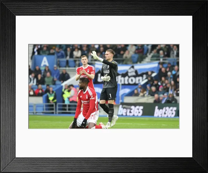 Framed Print : Brighton and Hove Albion v Nottingham Forest Premier League 10MAR24 Framed Print : Brighton and Hove Albion v Nottingham Forest Premier League 10MAR24