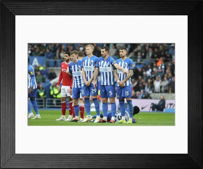 Framed Print : Brighton and Hove Albion v Nottingham Forest Premier League 10MAR24 Framed Print : Brighton and Hove Albion v Nottingham Forest Premier League 10MAR24