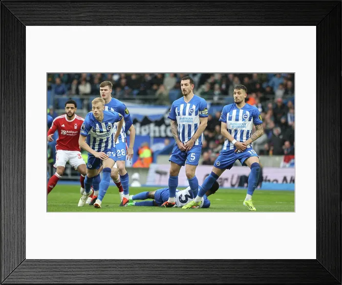 Framed Print : Brighton and Hove Albion v Nottingham Forest Premier League 10MAR24 Framed Print : Brighton and Hove Albion v Nottingham Forest Premier League 10MAR24