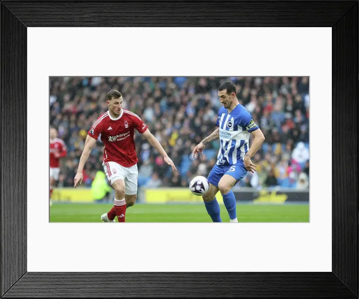 Framed Print : Brighton and Hove Albion v Nottingham Forest Premier League 10MAR24 Framed Print : Brighton and Hove Albion v Nottingham Forest Premier League 10MAR24