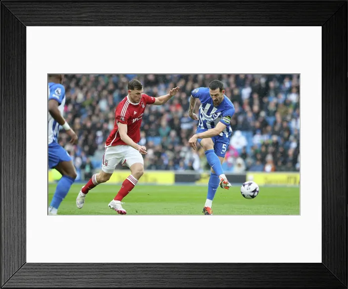 Framed Print : Brighton and Hove Albion v Nottingham Forest Premier League 10MAR24 Framed Print : Brighton and Hove Albion v Nottingham Forest Premier League 10MAR24