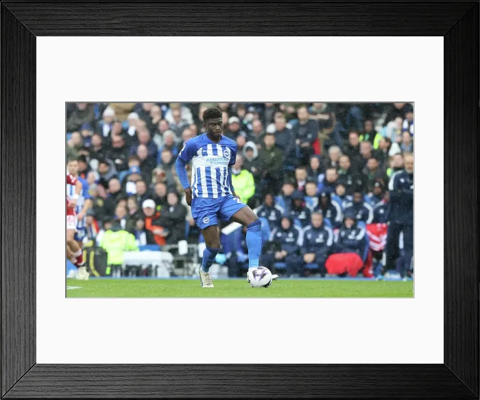 Framed Print : Brighton and Hove Albion v Nottingham Forest Premier League 10MAR24 Framed Print : Brighton and Hove Albion v Nottingham Forest Premier League 10MAR24