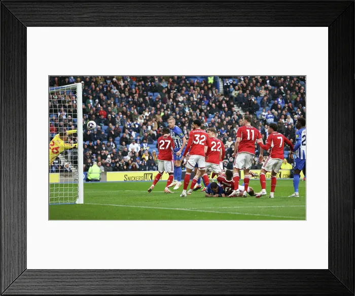 Framed Print : Brighton and Hove Albion v Nottingham Forest Premier League 10MAR24 Framed Print : Brighton and Hove Albion v Nottingham Forest Premier League 10MAR24