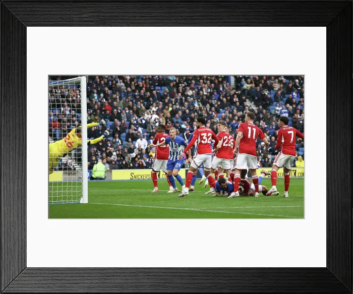 Framed Print : Brighton and Hove Albion v Nottingham Forest Premier League 10MAR24 Framed Print : Brighton and Hove Albion v Nottingham Forest Premier League 10MAR24